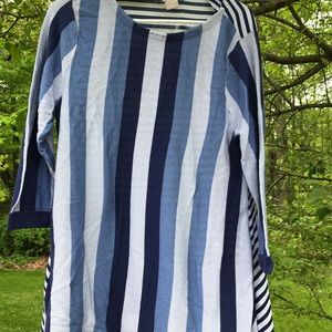 Chico’s size 1 Tunic stripes